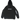 Redeye Essentials Hoodie in black featuring chrome Redeye chest logo and vertical tribal-style graphic on the right sleeve.